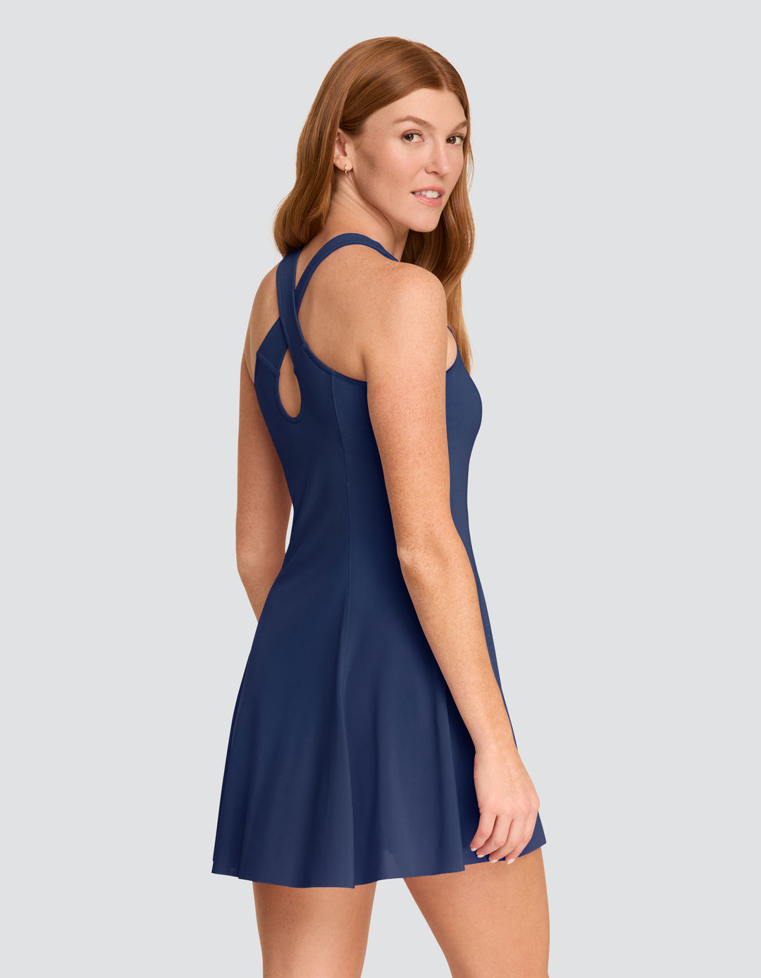 MEGHAN DRESS - NAVY BLUE