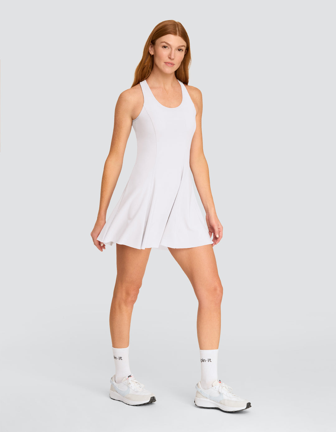 MEGHAN DRESS - CHALK WHITE