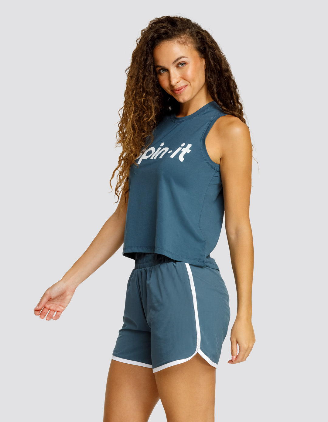 MACHLI HI-LOW CREW NECK SWING TANK - ORION