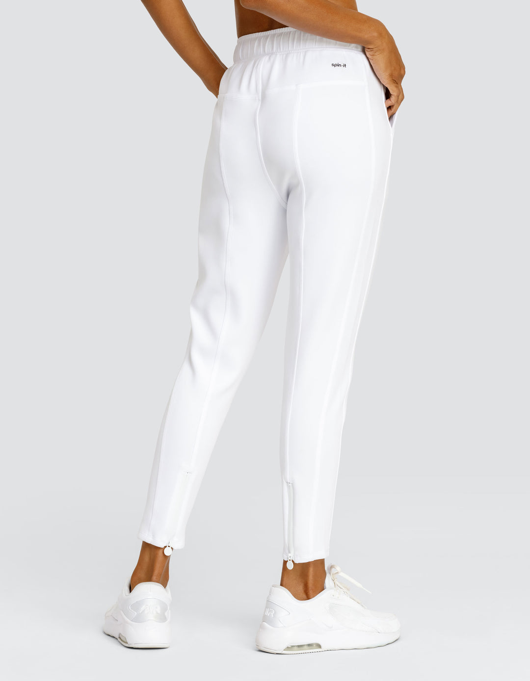 BERRI MID-RISE JOGGER - CHALK WHITE