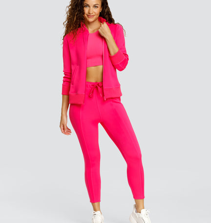 BERRI MID-RISE JOGGER - VIVID PINK