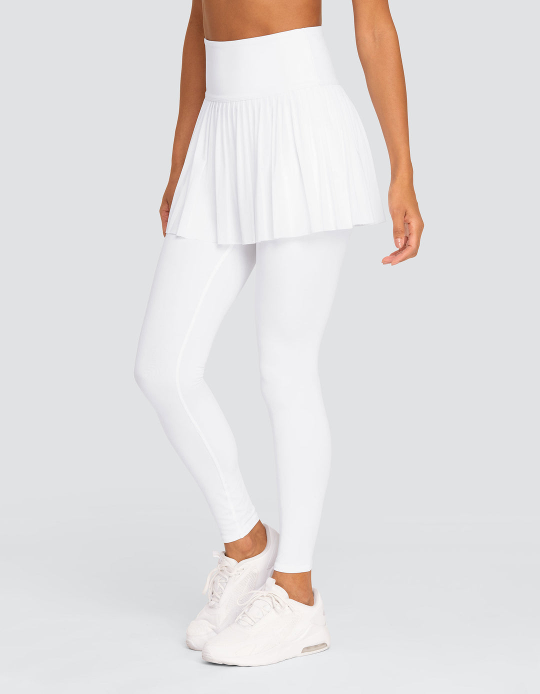 ALLEGRO HI-RISE SKIRTED LEGGING - CHALK WHITE