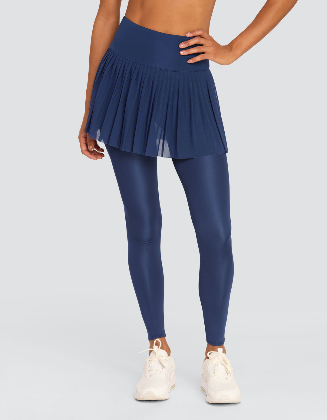 ALLEGRO HI-RISE SKIRTED LEGGING - NAVY BLUE