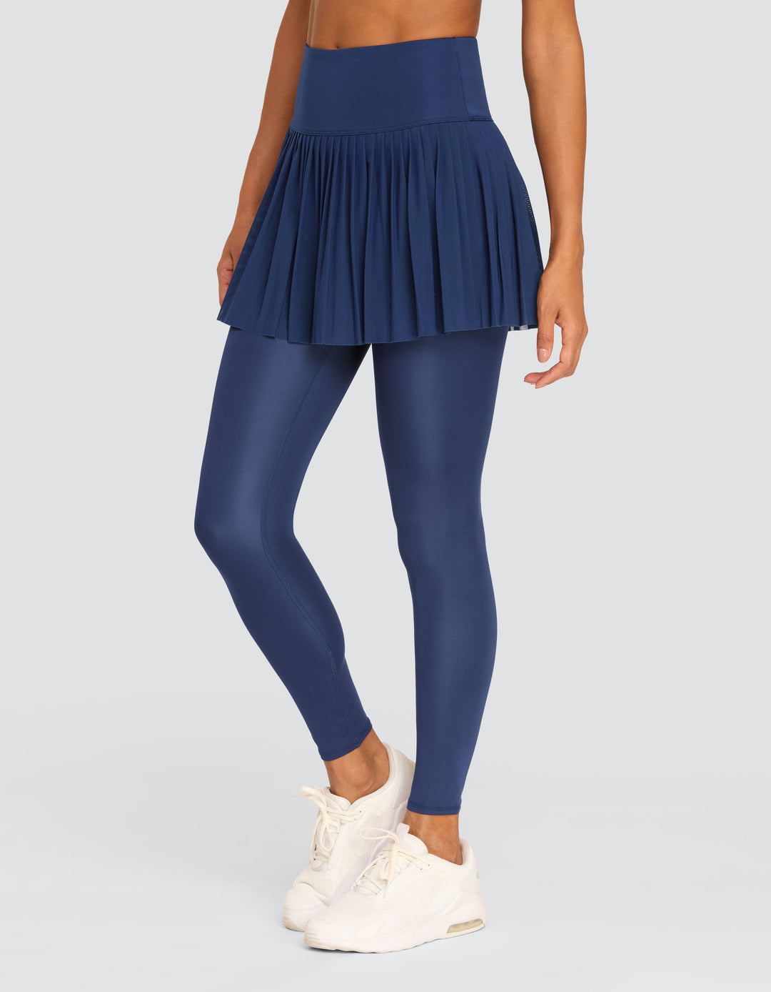 ALLEGRO HI-RISE SKIRTED LEGGING - NAVY BLUE