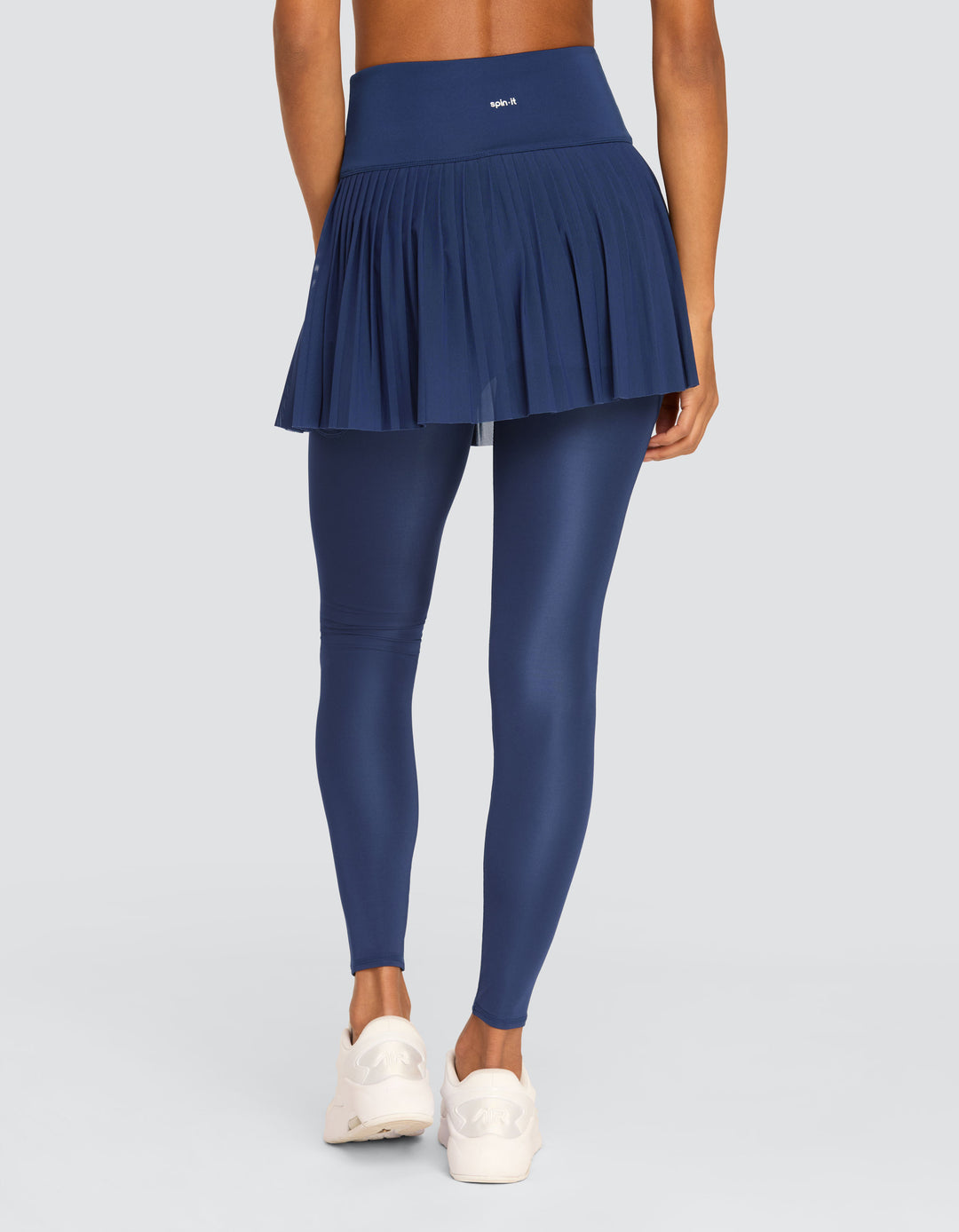 ALLEGRO HI-RISE SKIRTED LEGGING - NAVY BLUE